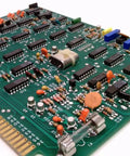 Used Infrared PCB Board Assembly 16-001-7, IR Board Module, 14 By 12 By 3 Inches, 1.67 Lb, Tested And Ready To Roll, Ideal For Repairs, Prototyping, And DIY Projects., green PCB assembly with chips and connectors