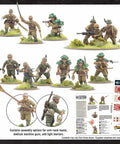 Japanese Army Infantry Platoon 28mm Plastic Miniatures For Bolt Action War Gaming World War II Tabletop Figures Including Type 99 Rifles Type 99 Light Machine Guns Type 89 Knee Mortars Lunge Mines Swords Type 92 Machine Gun 30 Japanese Infantry Figures
