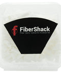 LC Fiber Optic Dust Caps 200 Pack 1.25mm Ends in Snap Lock Case visible through transparent cover