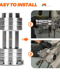 Honda Rear Axle Bearing Carrier For ATV Fits TRX 250R 1986 1987 1988 1989 And TRX 400X 2009 2014 As Well As TRX 400EX 1999 2008 With High Load Bearings And Durable A356 Aluminum For Stronger CV Axle Support installed on ATV rear axle