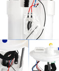 Close-up of Nissan Fuel Pump Replacement Assembly For Altima 2.5L I4 2013 2018, Altima 3.5L V6 2013 2018 with wires and connectors.
