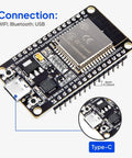 ESP32 Super Starter Kit With Tutorial And Development Board USB C Dual Core Microcontroller with CP2102 and Type-C port