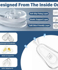 Top Shelf Screw In Silicone Nose Pads For Glasses 9 Pair Replacement Kit with elastic support layer and anti-slip design.