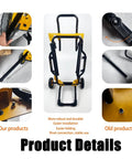 Rolling Table Saw Stand For DEWALT Miter Saws showing various features and sturdy construction details in focus.