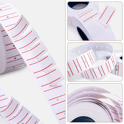 Eight Digit Price Tag Gun Kit With Five Thousand Labels And Three Ink Refills For Office Retail Shop And Grocery Store Pricing Label Maker Includes 30 Roll Label Paper