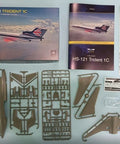 1/144 Trident 1C Narrow Body Passenger Airliner Model Kit Unpainted Unassembled Plastic Hobby Plane For Aviation Buffs
