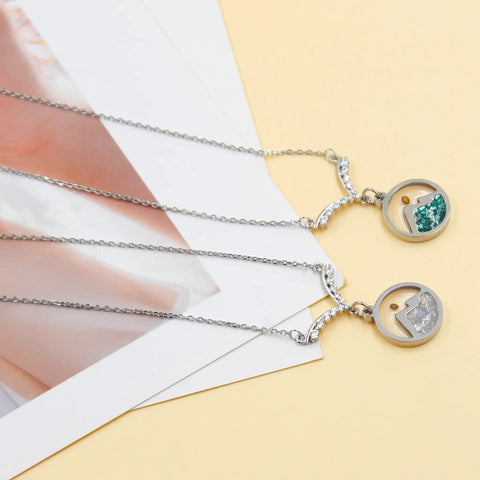 Faith Boost Mustard Seed Pendant Necklace For Women With V Shaped Stainless Steel Design And Cubic Zirconia Accents