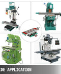 Various milling machines with 2 Axis Cross Slide Bench Drill Vise Fixture for Workbench Milling Machine Precision Pro Grade setup.