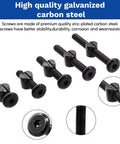 Universal M6 Crib Screws Replacement Kit 60 Piece Includes M6 X 20 30 40 50 60 Screws Bed Frame Bolts and Barrel Nuts