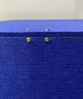 Close-up of Solid Portable Desktop Soundproof Booth Cube Packed With Dense Acoustic Foam Panels, showing build quality and fasteners.