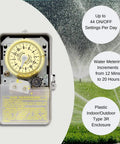 14 Day Skipper Sprinkler Timer With Customizable Water Conservation And Rain Ready Design, Reliable Outdoor Irrigation Controller