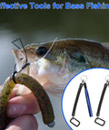 Dual Wacky Rig Tool Set With 320 Elastic O Rings and Wacky Worm Rig Kit in action with bass fishing tools