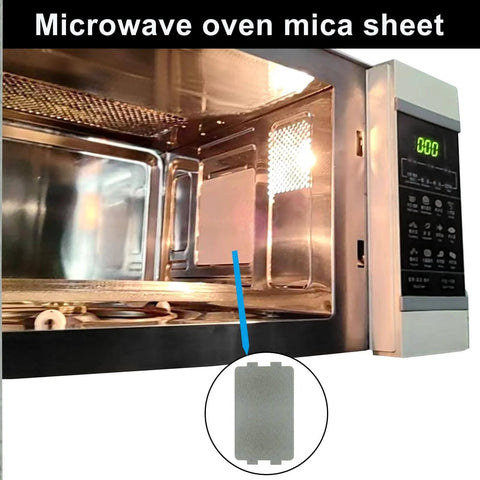 Installed Waveguide Cover Replacement Kit 6 Pcs 117mm X 64mm Mica Sheets For Microwave Ovens Insulation Heat Shield Pro Grade