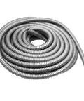 Coiled half inch flexible electrical conduit fifty foot galvanized iron for home and industrial wiring protects wires, easy bends.