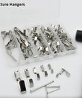 136 Pcs Picture Hangers Kit With 5 Size Hooks 10Lb 20Lb 30Lb 50Lb 100Lb Nails And Handy Storage Case For Drywall And Wooden Walls