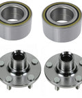 Two Piece Front Wheel Bearing And Hub Kit For 2002 2010 Chrysler PT Cruiser And 2002 2005 Dodge Neon Includes Two Front Hubs And Bearings