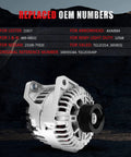 Drop In Alternator Replacement for Nissan Maxima 3.5L V6 2004 2005 2006 2007 2008 Fits SE SL Premium Elite 2004 OEM Quality OE