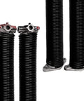 Beefy Garage Door Torsion Springs Set 0.250 x 2 In x 28 In with tension coils visible and mounting plates shown.