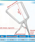 18 Inch C Clamp Locking Pliers For Heavy Duty Welding Table Clamps With Adjustable Pressure And Locking Design Deep Throat Large Eight Point Three Inch Opening Ideal For Securing Irregular Workpieces Four Piece Set, 18-in, steel