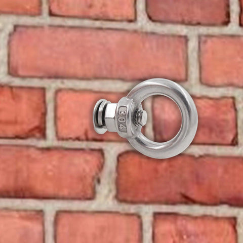 Heavy Duty Shoulder Eye Bolts 304 Stainless Steel For Concrete And Masonry Installations Wall And Ceiling Hooks