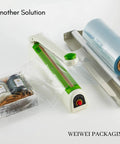 Heavy Duty Odorless PVC Heat Shrink Wrap Film Roll, 10 Inch By 500 Feet, 75 Gauge Centerfold with heat sealer.