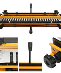 Heavy Duty Aluminum 24 Inch Manual Dovetail Jig Loaded With Killer Precision Router Bits And Rock Solid Cam Lock Clamps top view