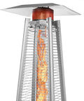 Heat Reflector Shield For Glass Tube Heater 4 Sided Pyramid Patio Heater Replacement Top Easy Install Eighteen And A Half Inches