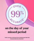 Triple Pack Pregnancy Test Kit With Early Result Digital Readout And Rapid Result Sticks Over Ninety Nine Percent Accuracy Detects All Forms Of HCG In About Three Minutes. 99% accurate on missed period
