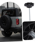 Universal Spare Tire Mounting Bolt Clamp For Cars, Built Tough Hold Down Fastener in use on vehicle