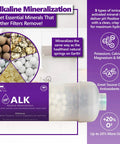 Alkaline mineralization filter for 1 Year Alkaline Reverse Osmosis Replacement Filter Set For Your Home With 10 Filters And 100 GPD Membrane 10 Inch Water Filter Kit For Cleaner Tasting Water