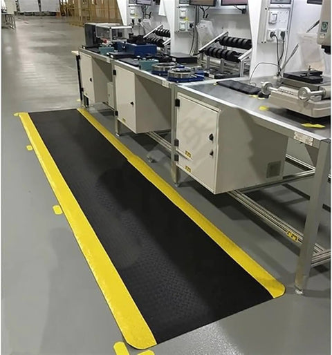 Heavy Duty Anti Fatigue Mats Total Grind Ready Ergonomic Standing Floor Mat For Shop Or Kitchen, 20Mm Thick Cloud Soft Cushion, Real Knee Saving Relief For Daily Footwork, Anti Slip Black 24X35 Mat