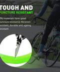 Cyclist using TPU Inner Tube 700C To 47C And 29 Inch MTB Gravel Tire Tube With 45mm Presta Valve, showing puncture resistance.