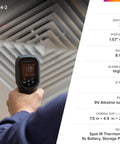 Rugged Non Contact Infrared Thermometer Gun With 24 To 1 Spot Ratio Measures Minus 30 C To 650 C aimed at HVAC vent