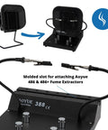 Circuit Vise With Built In Fume Extractor Mount And Tool Holder For PCB Soldering Flexible Gooseneck Helping Hands
