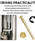 4 Piece Door Hinge Pins And Bushings Kit For Ford F100 F150 F250 F350 And Bronco 1980 1985 And 1996 Models, Galvanized Steel