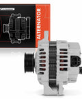 Replacement 12V 90A Alternator With 6 Groove Pulley And 2 Pin Plug For Honda Passport 1999-2002 And Isuzu Amigo 1998-2000 V6 3.2L