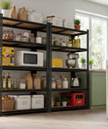 Beefed-Up Heavy Duty 5 Tier Adjustable Metal Shelving Unit With 2500 Lbs Capacity Ultra Sturdy Storage Rack For Garage Warehouse Pantry Closet And Kitchen Organization in kitchen