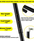 Heavy Duty Volleyball Net Set With Anti Sag System And Aluminum Poles Adjustable Height From Eight Feet To Seven Feet Eight Inches