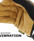 M-Pact Leather Gloves With Impact Protection For Tough Jobs Hands On Comfort And Protection Breathable Design Shock Absorbing Support