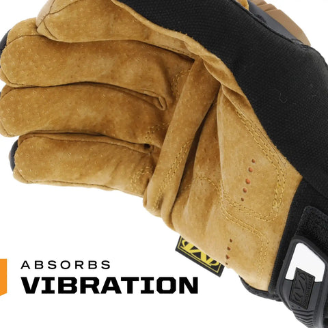 M-Pact Leather Gloves With Impact Protection For Tough Jobs Hands On Comfort And Protection Breathable Design Shock Absorbing Support