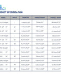 Product specification table for 245 Piece Grease Fitting Assortment Kit With SAE And Metric Zerk Fittings, Galvanized Steel.