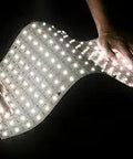 4 Pack Soft LED Backlight Sheets, 36W 6000K White, Flexible And Cuttable, Each 19x9.5 Inches, Ideal For Translucent Countertops