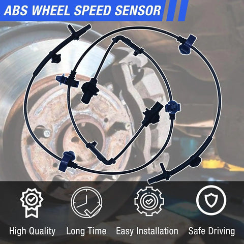Tough As Nails Abs Wheel Speed Sensor For 2006 To 2011 Honda Civic showing two front wheel speed sensors with connectors.
