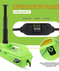 Electric Car Jack 5 Ton 12V Hydraulic Lift With LED Light And Built In Safety Hammer Lifting Range 6.1 To 17.7 Inches
