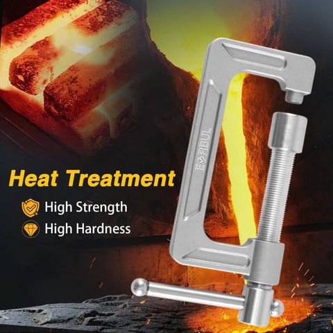 Upgraded 630 Stainless Steel Alignment Cam Guide Pin Removal And Installation Tool Built To Last For Cadillac Escalade Chevrolet Silverado Suburban Express Avalanche GMC Yukon Savana Pro Grade Heavy Duty, close-up view with heat treatment process background.