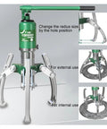 Badass Heavy Duty Hydraulic Bearing Puller For Yanking Stubborn Bearings And Gears Built Tough For Auto And Shop Wrenching Projects That Really Deliver The Goods, with adjustable radius for versatile use.