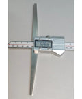 Beast Pro Grade Digital Depth Gauge 12 Inch With 6 Inch Base Stainless Steel IP54 Waterproof Caliper displaying measurement