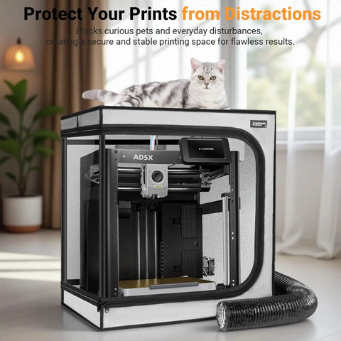 Beefed Up 3D Printer Enclosure With Built In Ventilation Kit Fireproof And Dustproof Noise Reducing Protective Cover