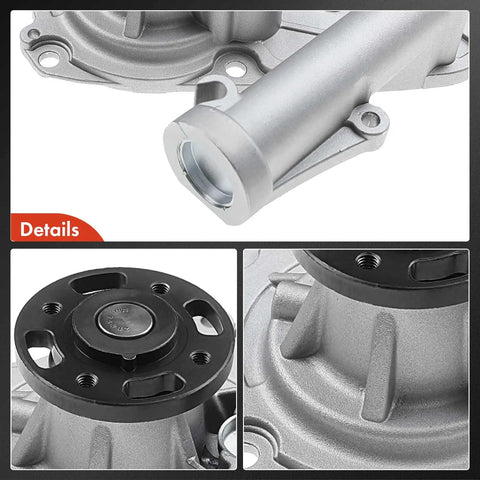 Engine Water Pump Direct Fit For Hyundai And Kia DOHC V6 3.3L 3.5L 3.8L Easy Install For Azera Entourage Genesis Santa Fe Sonata Veracruz