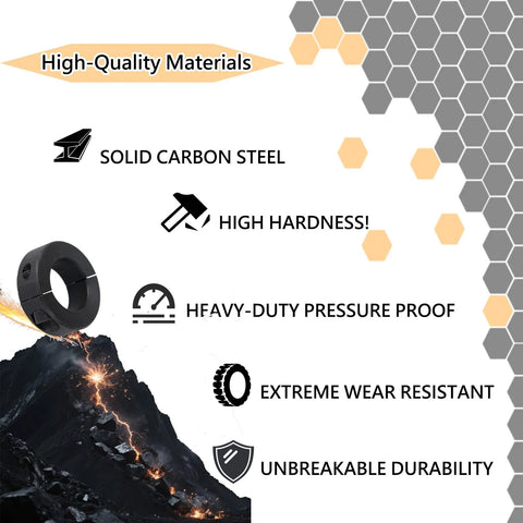Heavy Duty Height Lock Bracket 2 Pack highlights solid carbon steel, high hardness, pressure proof, wear resistance, and unbreakable durability